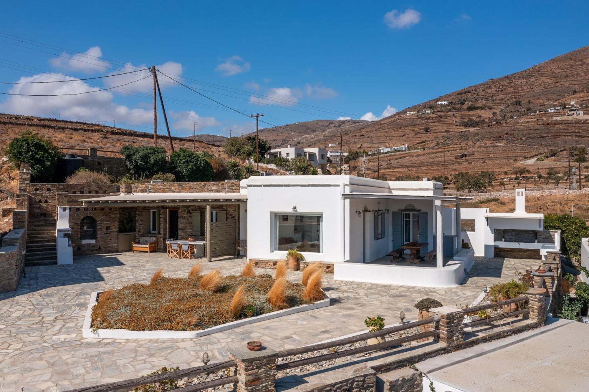 Andrea'S Tinos House Villa Агиос Состис Екстериор снимка
