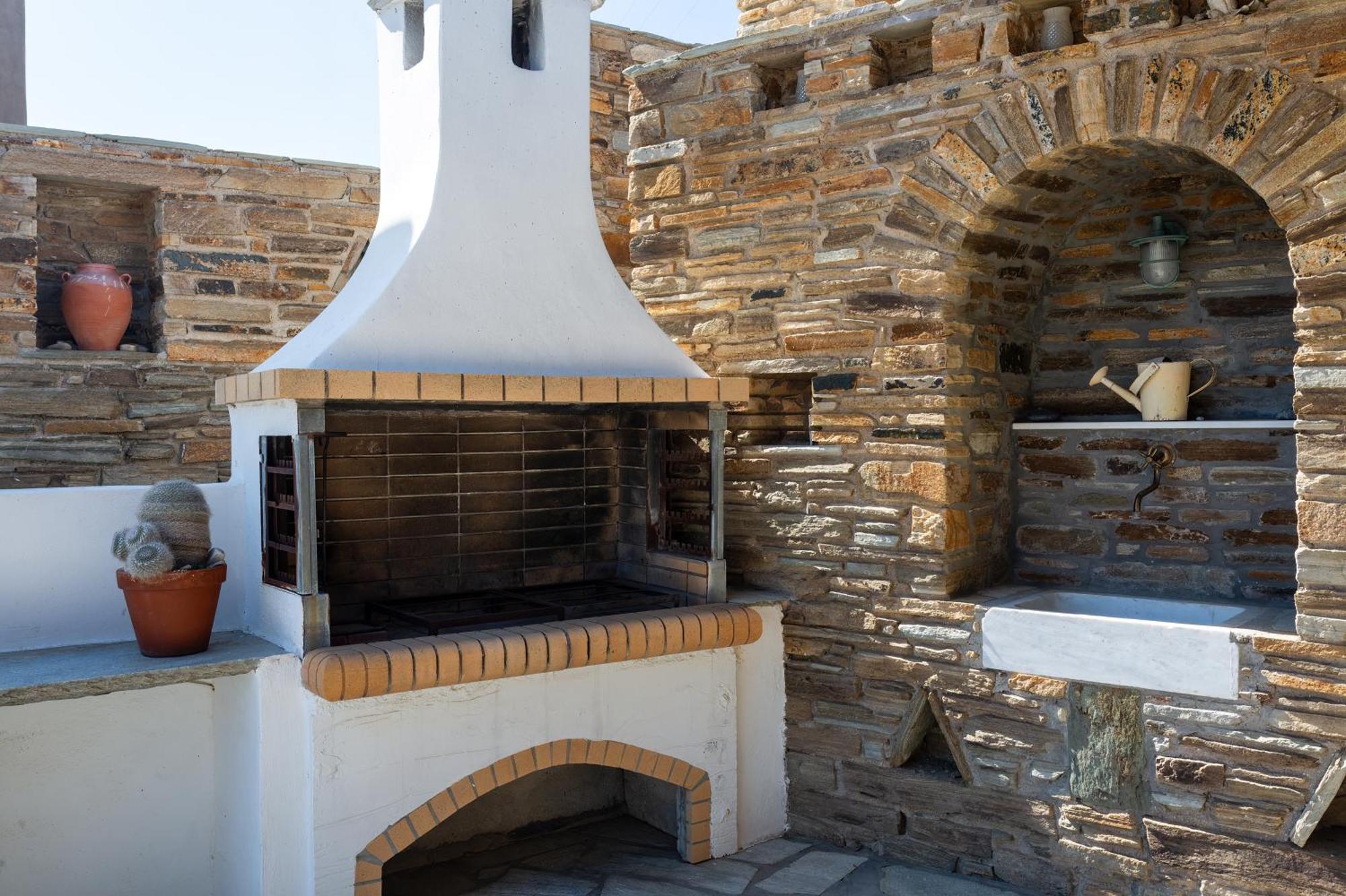 Andrea'S Tinos House Villa Агиос Состис Екстериор снимка